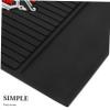 LIFKOME Non-Slip Barber Tool Organizer Mat for Hair Cutting Tools Anti-Skid Storage Cushion for Scissors and Trimmers (Black) view 3