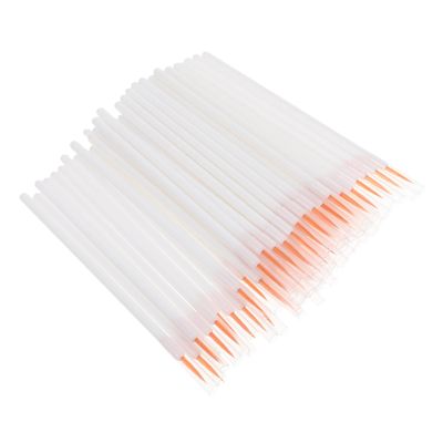 100Pcs Eyeliner Applicator Brush Professional Disposable Eye Makeup Tool for Women Durable Fibers for Personal Professional Use Lightweight Convenient