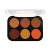 Corlo Contour Palette Concealer Correct, 6 Colors Cream Concealer Full Coverage Foundation Palette for Dark Circles Makeup (Dark) view 1