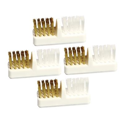 4Pcs Wire Nail Drill Cleaning Brush Nail Dust for Home Manicure Salon Use Multi Functional and Machine Needles
