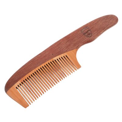 Beard Brush Comb for Men Compact Travel Beard and Styling Comb Durable Natural Effortless Grooming for Healthy Polished Beards for Daily Use and Travel
