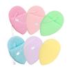 6Pcs Water Drop Shape Face Sponges for Gentle Cleansing and Exfoliating Face Wash Pads for All Skin Types view 1