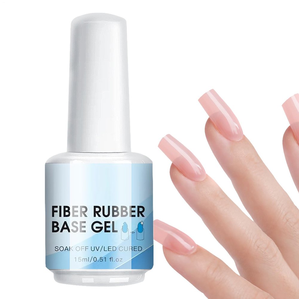 Clear Nail Builder - Transparent Strengthening Gel, Lightweight UV-Activated Formula | 15ml UV Led Curing Requires Manicure Supplies, Protective Repair Solution for Cracks, Chips, or Breaks, Durable H