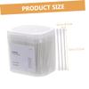 VINTORKY Single Use Cotton Swabs for Ear Cleaning Portable Ear Cleaning Swabs for Daily and Cosmetic Use for Home and Travel view 2