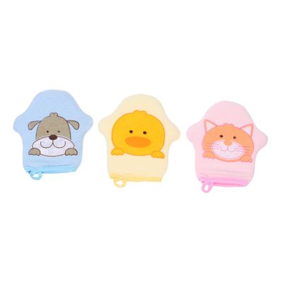 3Pcs Bathing Gloves Gentle Exfoliating Shower Foaming Accessories for Soft Durable Scrubbing Mitts for