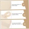 3 Pcs Loofah Bath Towels Exfoliating Back Scrubber for Deep Clean Gentle Skin for Family Use Beige Color for Shower and Bath view 2