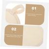 3 Pcs Loofah Bath Towels Exfoliating Back Scrubber for Deep Clean Gentle Skin for Family Use Beige Color for Shower and Bath view 4