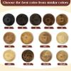 isheeny Human Hair Buns Extension for Women, Drawstring Bun Updo Donut Chignon, Real Hair Fake Ballet Bun, Messy Bun HairPiece for Effortless Style (Honey Golden Highlights) view 4