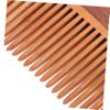 Beaupretty Beard Brush Comb Set Wide Tooth Pocket Beard Comb for Men Anti-Static Wooden Brush for Grooming and Styling Facial Hair view 3