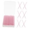 WOONEKY 100Pcs Swabs Box Disposable Mini Applicators for Eyelash Extensions Makeup Travel Friendly Swabs for Detailed Cosmetic view 1