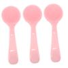MUCKLILY 3Pcs Handheld Silicone Face Brush for Women Manual Exfoliating Facial Cleaning Tool for Deep Cleansing and Makeup Removal view 1