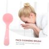 MUCKLILY 3Pcs Handheld Silicone Face Brush for Women Manual Exfoliating Facial Cleaning Tool for Deep Cleansing and Makeup Removal view 2