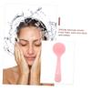 MUCKLILY 3Pcs Handheld Silicone Face Brush for Women Manual Exfoliating Facial Cleaning Tool for Deep Cleansing and Makeup Removal view 3