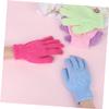 COLLBATH 10Pcs Exfoliating Shower Gloves Five Finger Body Scrubbing Mitts for Deep Cleansing and Back Massage Random Colors for Reviving Dull Skin and Areas view 3