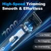 Electric Razor for Men: Manscape Body Trimmer for Mens Gifts, Electric shavers, IPX7 Waterproof, USB-Rechargeable,Replaceable Blade, Blue view 4