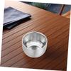 BELLIFFY 2pcs Stainless Steel Shaving Bowl Double Layer Unbreakable Shaving Soap Mug for Efficient Lather Creation Travel Elegant Design for Men view 3