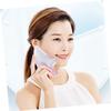 Beaupretty 1Pc Pink Crystal Gua Plate Transparent Scraping Tool for Facial Massage Skincare Premium Facial for Refreshing Gua Therapy Lotion Application view 4