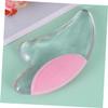 Healvian 1Pc Pink Crystal Gua Plate Transparent Facial Scraping Tool for Massage Therapy Smooth Edges for Comfortable Skin Care and Cleansing view 2