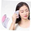 Healvian 1Pc Pink Crystal Gua Plate Transparent Facial Scraping Tool for Massage Therapy Smooth Edges for Comfortable Skin Care and Cleansing view 3