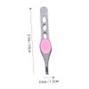 WOONEKY Stainless Steel Eyebrow Tweezers 4-Piece Precision Makeup Grooming Kit for Women Precision Tip for Eyebrow Shaping and Facial Hair Removal view 2