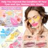 160 PCS Spa Party Supplies For Girls, Kids & Family, Include Face, Eye, Lip & Foot Care, Sleepover Birthday Party Favors With Banner, Balloons, Fringe Curtain, Spa Birthday Gift Set For 12 People view 4