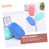 Ipetboom 4Pcs Dual-Sided Silicone Bath Scrubber Portable Exfoliating Shower Brush for Body and Back Soft Bathing Brush for Home Use view 4