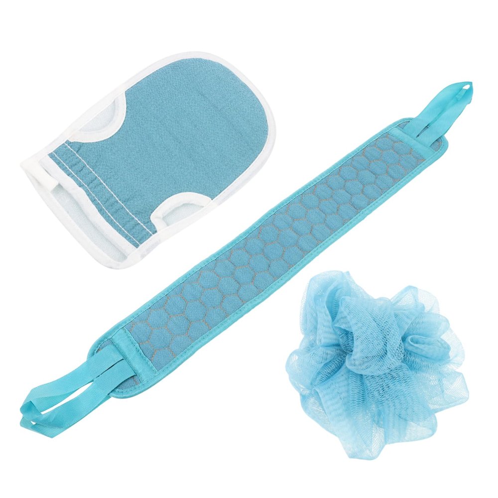 CALLARON 1Set Exfoliating Back Scrubber Body Clean Mitt Deep Cleansing Shower Towel for Home Use Strong Water Absorption Creates Rich Bubbles Bath Accessories