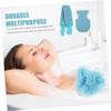 CALLARON 1Set Exfoliating Back Scrubber Body Clean Mitt Deep Cleansing Shower Towel for Home Use Strong Water Absorption Creates Rich Bubbles Bath Accessories view 3
