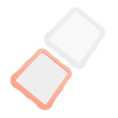 2pcs Magnetic Makeup Mirror Scratch Resistant Portable Vanity Mirror for Locker Cabinet Bathroom Office Travel School Easy Magnetic Mounting Compact Design