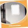 2pcs Magnetic Makeup Mirror Scratch Resistant Portable Vanity Mirror for Locker Cabinet Bathroom Office Travel School Easy Magnetic Mounting Compact Design view 3