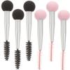 Beaupretty 6Pcs Double Head Makeup Sponge Brush Mushroom Head Applicator for Foundation Eyebrow Eyelash Styling Comfortable Grip Versatile for Various Cosmetics for Makeup view 1