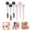 Beaupretty 6Pcs Double Head Makeup Sponge Brush Mushroom Head Applicator for Foundation Eyebrow Eyelash Styling Comfortable Grip Versatile for Various Cosmetics for Makeup view 2