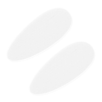 DECOMELODY 2Pcs Glass Foot Files Set Dead Skin Removal Tools for Household Foot Care Callus Remover for Cracked Heels Comfortable to Hold Handle Suitable for Men and Women