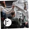 Vaguelly Disposable Barber Neck Paper Strips 10 Rolls Stretchy Neck Protection for Hairdressing Salon Use and Barbershop Easy Clean view 3