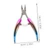 Beaupretty Stainless Steel Fish Tail Nail Clippers Cuticle Scissors 1-Piece Professional Nail Care Tool for Manicure and Pedicure for Dead Skin Removal and Ingrown Toenails view 2
