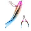 Beaupretty Stainless Steel Fish Tail Nail Clippers Cuticle Scissors 1-Piece Professional Nail Care Tool for Manicure and Pedicure for Dead Skin Removal and Ingrown Toenails view 3