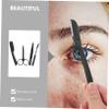 OUNONA 1Set Eyebrow Grooming Kit Eyebrow Scissors Trimmer Brush Tweezers for Easy Styling and Maintenance Travel Beauty Tool view 3