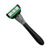 PartyKindom 7-Layer Safety Razor Set for Men Manual Razor Rubber Handle Compatible Replacement Blades for Smooth Shaving view 1