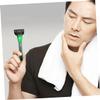 PartyKindom 7-Layer Safety Razor Set for Men Manual Razor Rubber Handle Compatible Replacement Blades for Smooth Shaving view 3