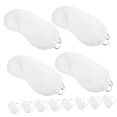 Beaupretty 12Pcs Disposable Lightproof Eye Covers Lightweight Eye Masks for Travel Sleep and Relaxation for Home Office and Nap for All Ages