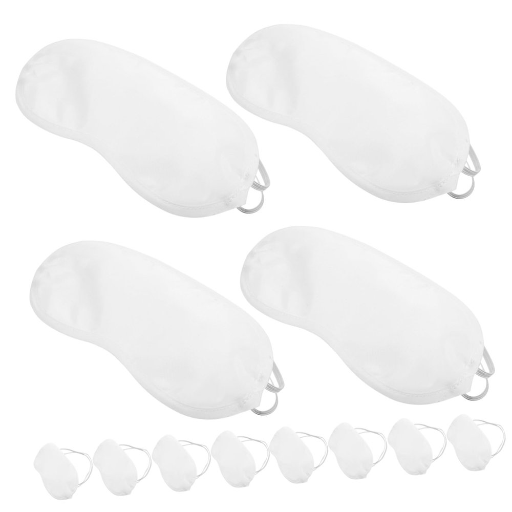 Beaupretty 12Pcs Disposable Lightproof Eye Covers Lightweight Eye Masks for Travel Sleep and Relaxation for Home Office and Nap for All Ages