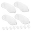 Beaupretty 12Pcs Disposable Lightproof Eye Covers Lightweight Eye Masks for Travel Sleep and Relaxation for Home Office and Nap for All Ages view 1