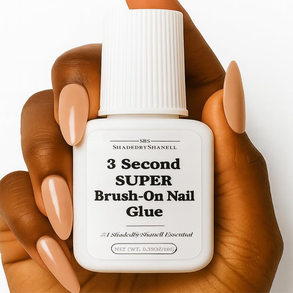 15g SBS 3 Second Super Brush-On Nail Glue | Strong Nail Glue for Press On Nails, Acrylic Nails, Nail Tips & Nail Art | Fast Drying, Long Lasting, Mess-Free, Beginner Friendly |