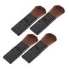 Beatifufu 5pcs Mini Travel Makeup Brush Set Small Flat Blush Brush Portable Foundation Loose Powder Applicators for-the Essentials view 1