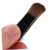 Beatifufu 5pcs Mini Travel Makeup Brush Set Small Flat Blush Brush Portable Foundation Loose Powder Applicators for-the Essentials view 3