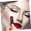 Beatifufu 5pcs Mini Travel Makeup Brush Set Small Flat Blush Brush Portable Foundation Loose Powder Applicators for-the Essentials view 4