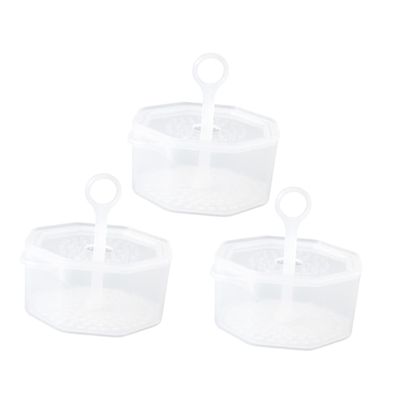 OFFIGAM 3pcs Mini Bubbler Cups Transparent Bubble Cup for Facial Cleanser Maker for Deep Cleanse for Shampoo and Shower Gel Use