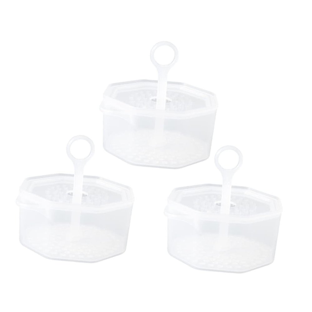 OFFIGAM 3pcs Mini Bubbler Cups Transparent Bubble Cup for Facial Cleanser Maker for Deep Cleanse for Shampoo and Shower Gel Use