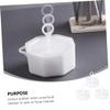OFFIGAM 3pcs Mini Bubbler Cups Transparent Bubble Cup for Facial Cleanser Maker for Deep Cleanse for Shampoo and Shower Gel Use view 2