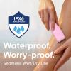 BAREWIZE Bikini Trimmer for Women, Pubic Hair Trimmer | Waterproof, USB-C Rechargeable, LED Light, Replaceable Blade | Electric Razors for Women, Electric Lady Shaver (Rose) view 3